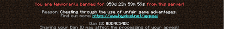 Hypixel Ban Test @ 哔哩哔哩YZ_Ljc_